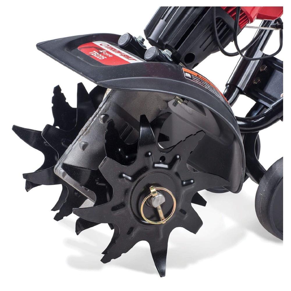 Troy-Bilt EC 2 Cycle Gas Power Walk Behind 9 Inch Garden Cultivator Tiller, Red - Image 5
