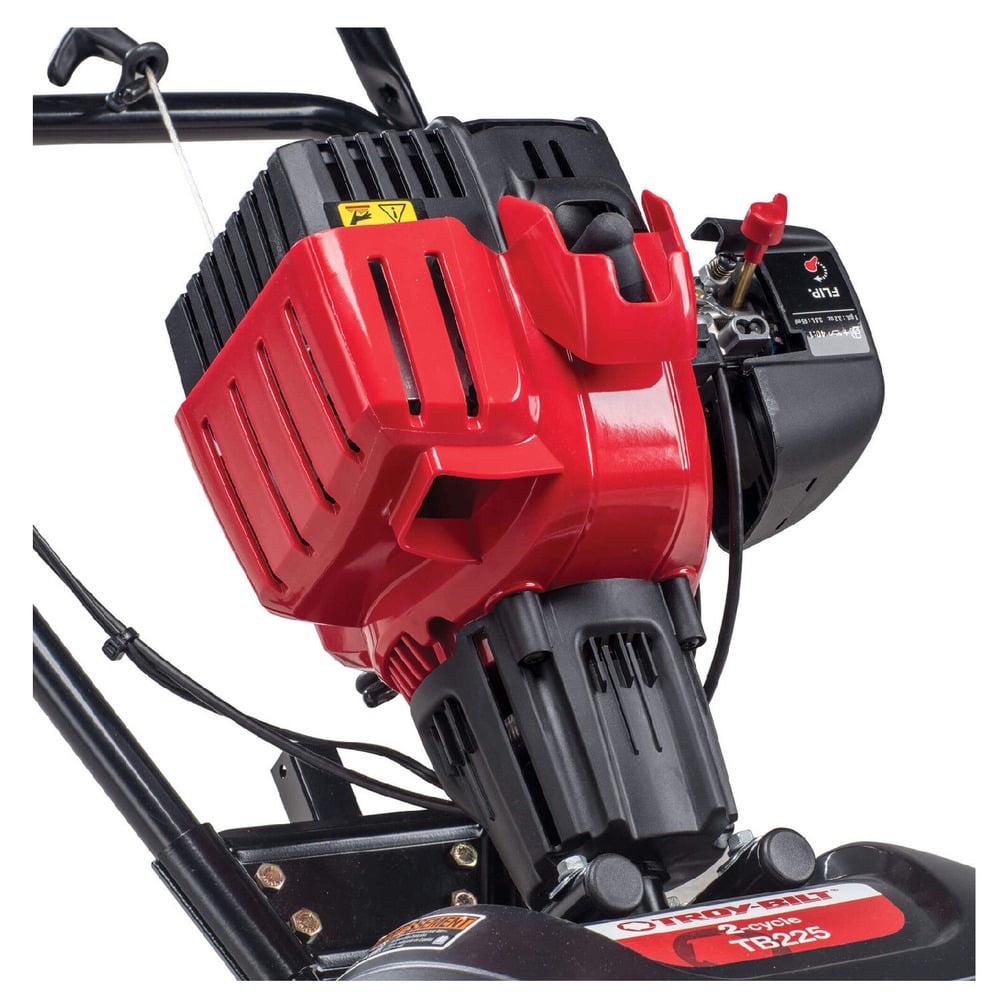 Troy-Bilt EC 2 Cycle Gas Power Walk Behind 9 Inch Garden Cultivator Tiller, Red - Image 3
