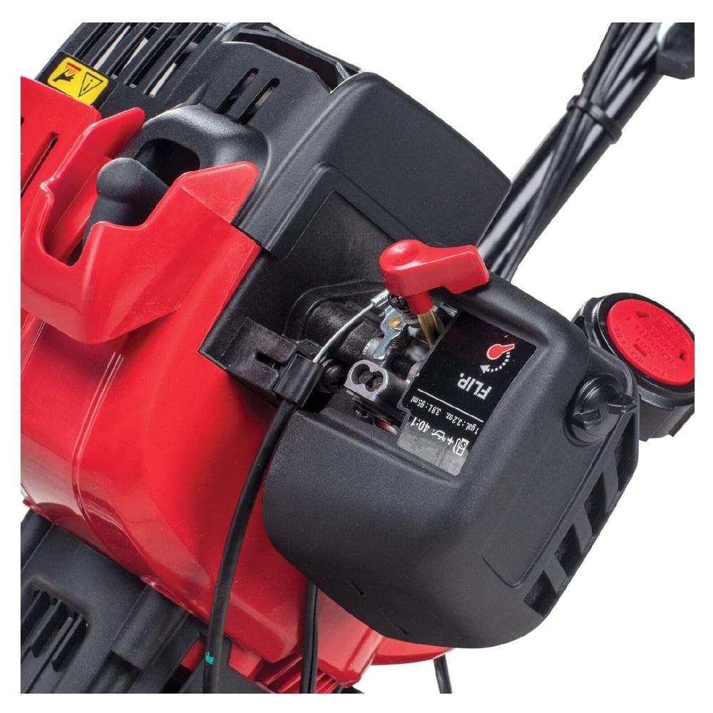 Troy-Bilt EC 2 Cycle Gas Power Walk Behind 9 Inch Garden Cultivator Tiller, Red - Image 4