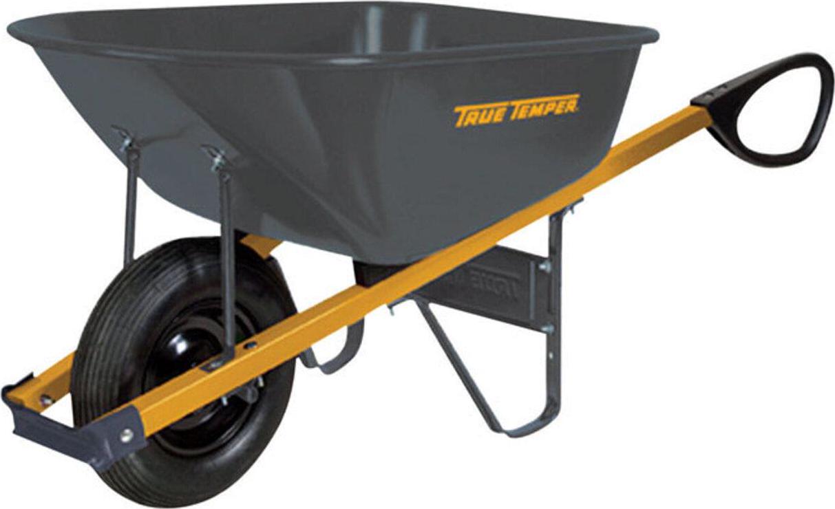 True Temper Steel Wheelbarrow 6 cu ft - Image 2