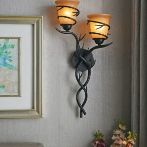 Twigs 2 Light Wall Sconce with Bronze Finish