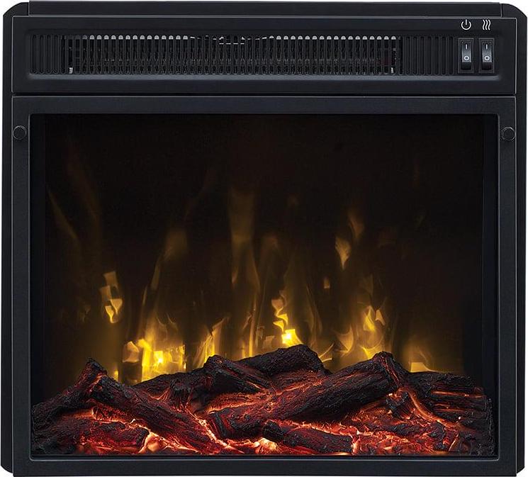 Twin Star Home TV Stand for TVs up to 60 inches with ClassicFlame Electric Fireplace in Gray - Image 9