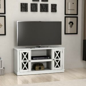 Twin Star Luxe Stanton Ridge TV Stand for TVs up to 55", White