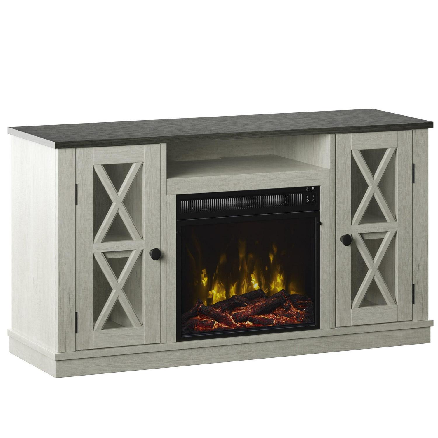 Twin Star Stanton Ridge Electric Fireplace TV Stand for TVs up to 55" , Fairfax Oak - Image 6