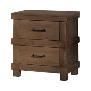 ACME Furniture Adams Wood Nightstand in Antique Oak