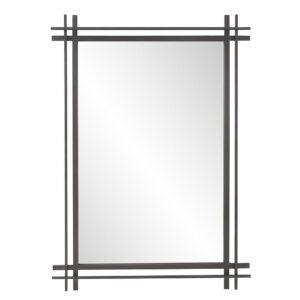 Tyler Dillon Clarke Rectangular Iron Frame Wall Mirror