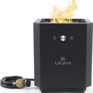 Ukiah Note Portable Audio Propane Fire Pit with Beat to Music Technology