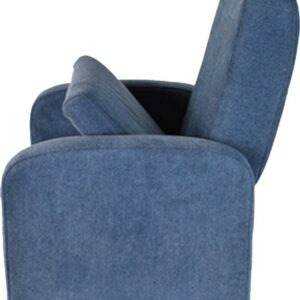 STASH Comfy Kids Sofa Chair with Toy Storage – Folding Toddler Chair Converts to Ottoman, Hidden Under-Seat Chest, Supports 200 lb, Playroom or Bedroom Chair