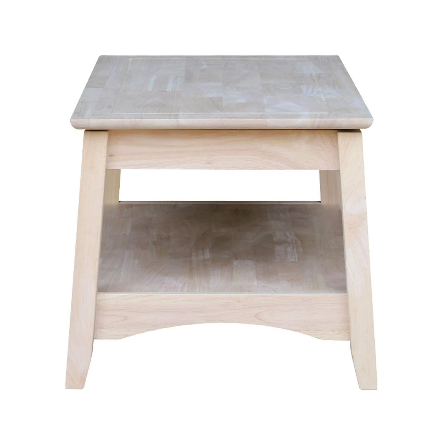 International Concepts Ot-4Tcl Bombay Tall Coffee Table with Lift Top, Ready To Finish - Image 4