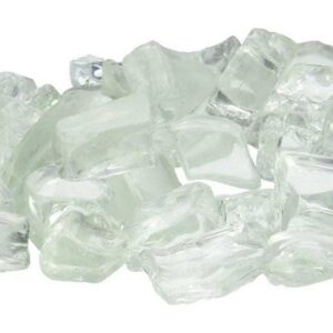 UniFlame GLS-WHT Glass Kits for Outdoor Fire Pits