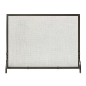 UniFlame Single Panel Olde World Iron Finish Screen
