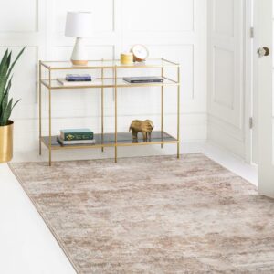 Unique Loom Portland Collection Area Rug - Canby (7' 10" x 10' Rectangle Ivory/Beige)