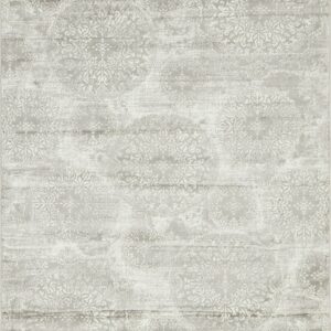 Unique Loom Sofia Collection Area Rug - Grand (7' 10" x 11' Rectangle Light Gray/Ivory)