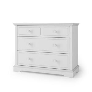 Child Craft Universal Select 3 Drawer Dresser for Nursery or Bedroom, Plenty of Storage, Anti-Tip Kit Included to Prevent Tipping, Non-Toxic, Baby Safe Finish (Matte White)