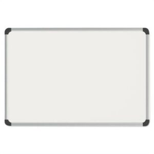 Universal Magnetic Steel Dry Erase Board, 72 x 48, White, Aluminum Frame