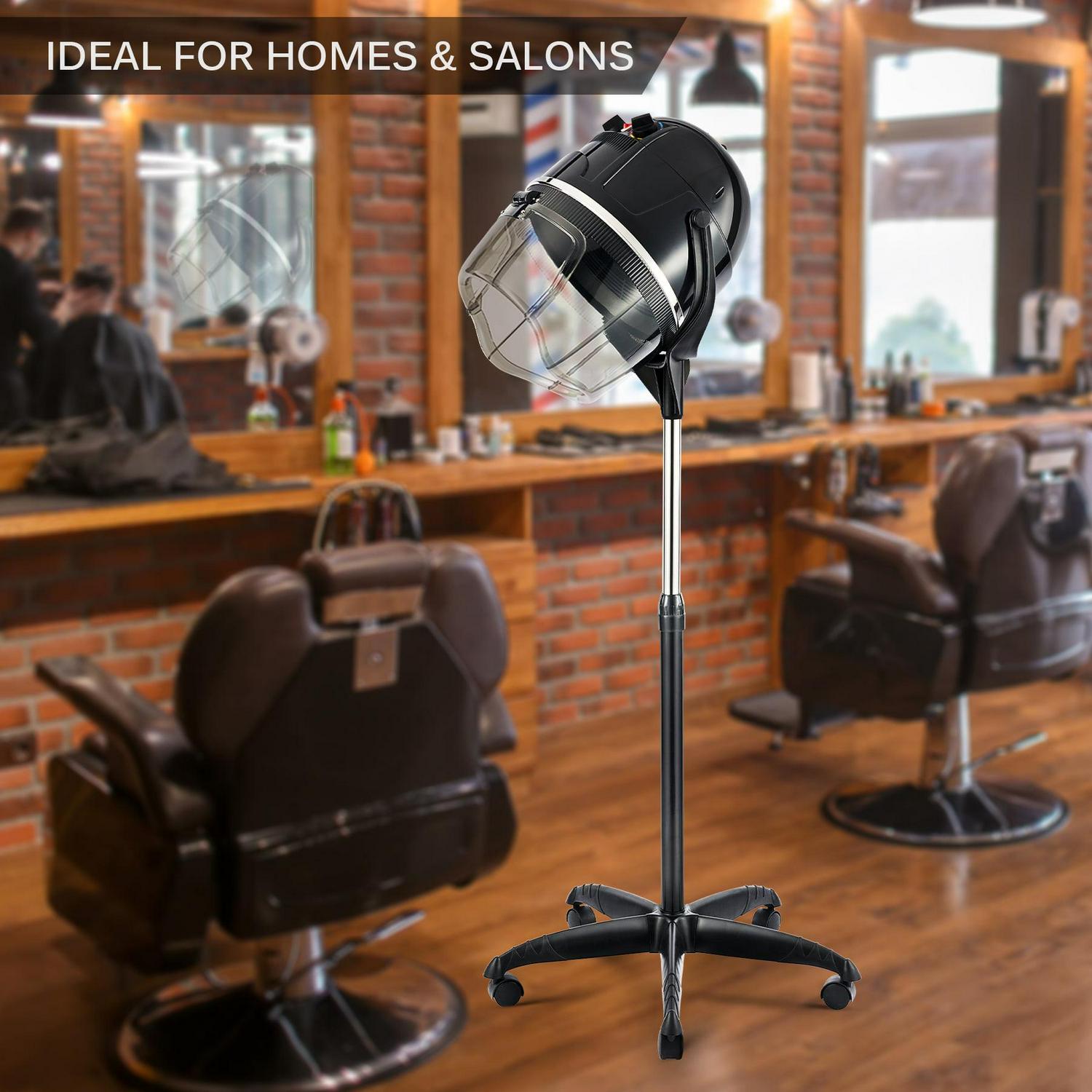 Upgraded CO-Z Professional Salon Standing Bonnet & Hood Hair Dryer, 1300 Watts, Black - Image 6