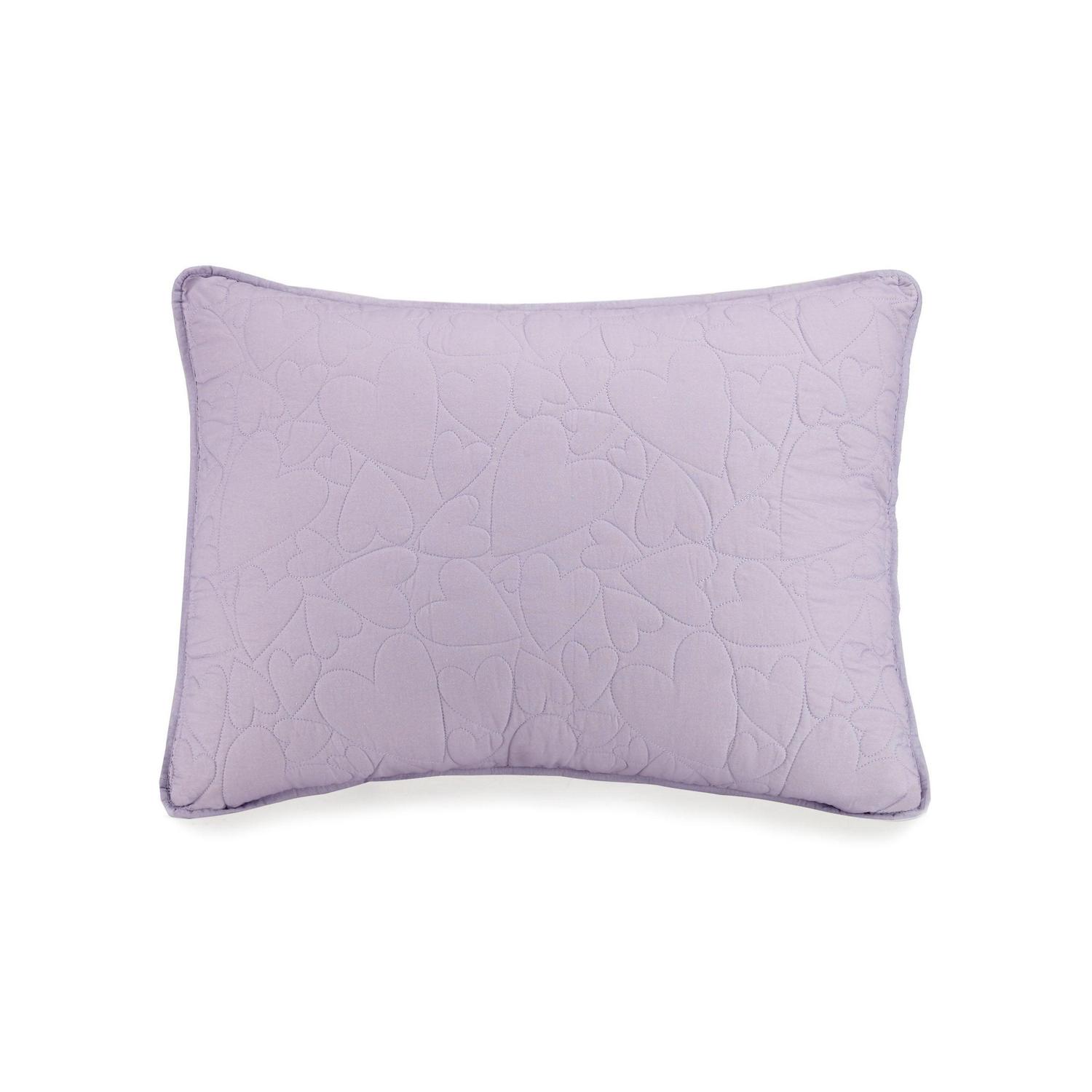 Urban Playground Kids Lavender Heart 4-Piece Quilt Set, Twin - Image 3