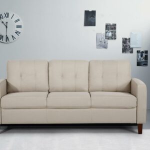 Uspridefurniture Sofa, Beige Linen