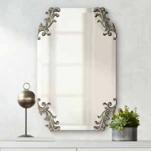 Uttermost Andretta Antiqued Silver 19 1/4" X 29 1/4" Wall Mirror