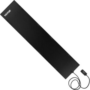 VEVOR 13" x 60" Snow Melting Mat, 110V De-Icing Mat Heated Walkway Mat, PVC Heated Mat Snow and Ice Melting Mat, with Power Cord