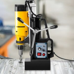 VEVOR 1680w Magnetic Drill Press, 2" Max Boring Diameter Mag Drills, 2922lbf Mag Drill Base, 2" Max Boring Depth Mag Drill Press, 110V Magnet Drill Press, 300rpm Portable Drill Press
