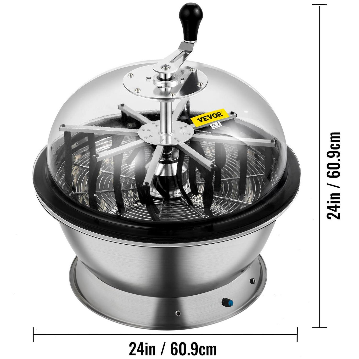 VEVOR 24 inch Bowl Trimmer Leaf Bowl Trimmer, Electric Hydroponic Pro Bowl Trimmer, Electric Leaf Bud Trim Reaper Cutter, Twisted Spin Cut for Plant Bud and Flower - Image 8