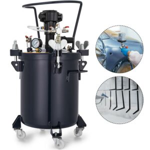 VEVOR 2.5 Gal Pressure Piant Pot tank 10L Pressure Pot Paint Sprayer Automatic Air Agitator Stirrer for House Keeping Or Commercial Paint