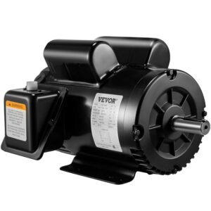 VEVOR 5HP Electric Compressor Motor, 3450RPM 143T/56 Frame Single Phase 7/8" Shaft Diameter Air Compressor Motor 208-230V 60Hz AC Electric Motor