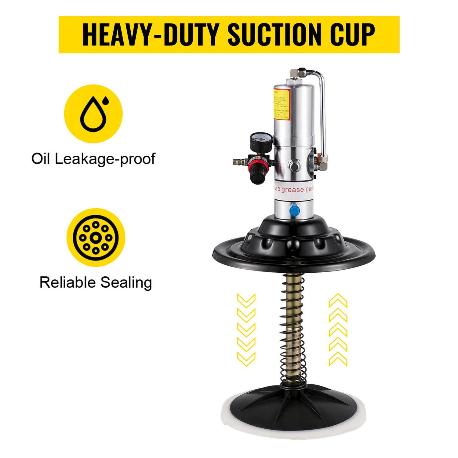 VEVOR 5 Gallon Air Pneumatic Compressed Grease Pump Injector High Pressure Filler - Image 4