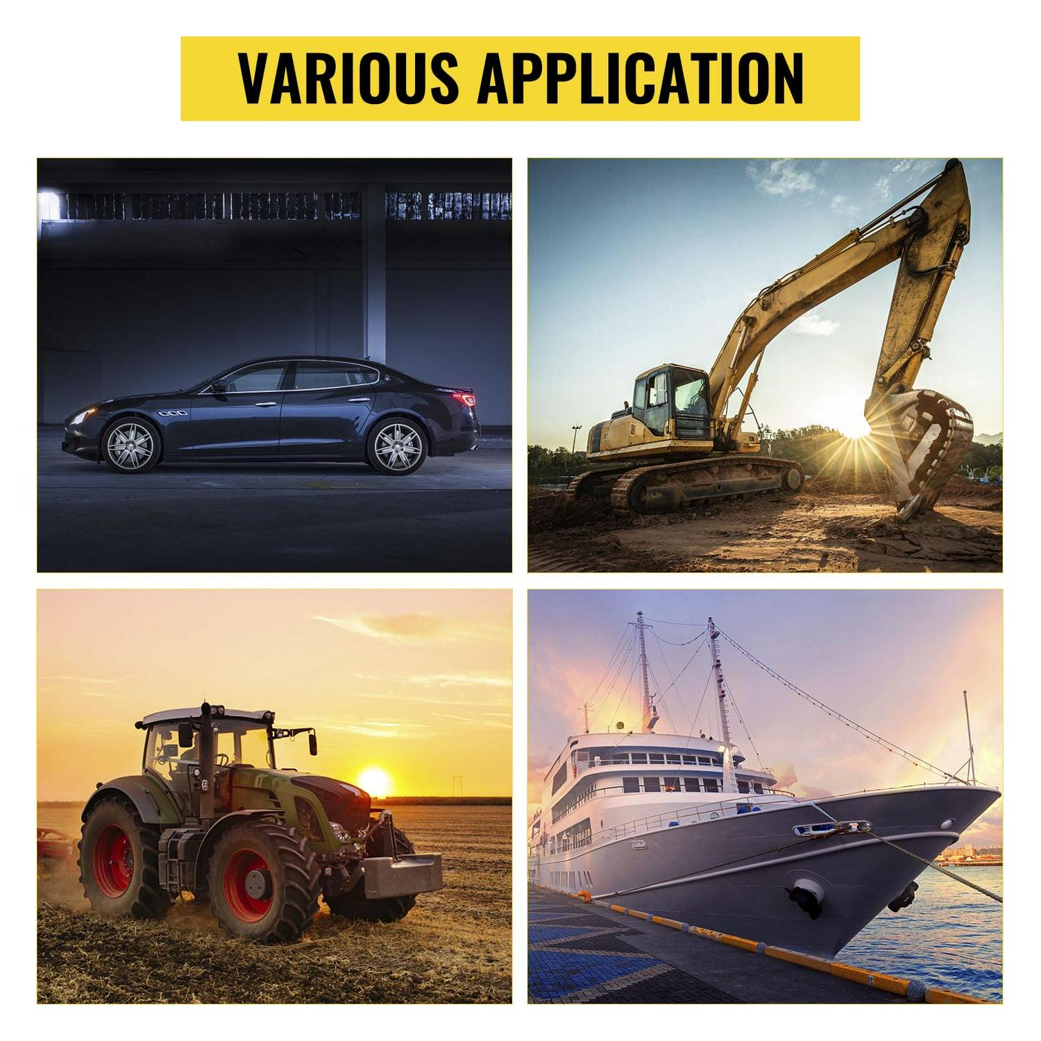 VEVOR 5 Gallon Air Pneumatic Compressed Grease Pump Injector High Pressure Filler - Image 8