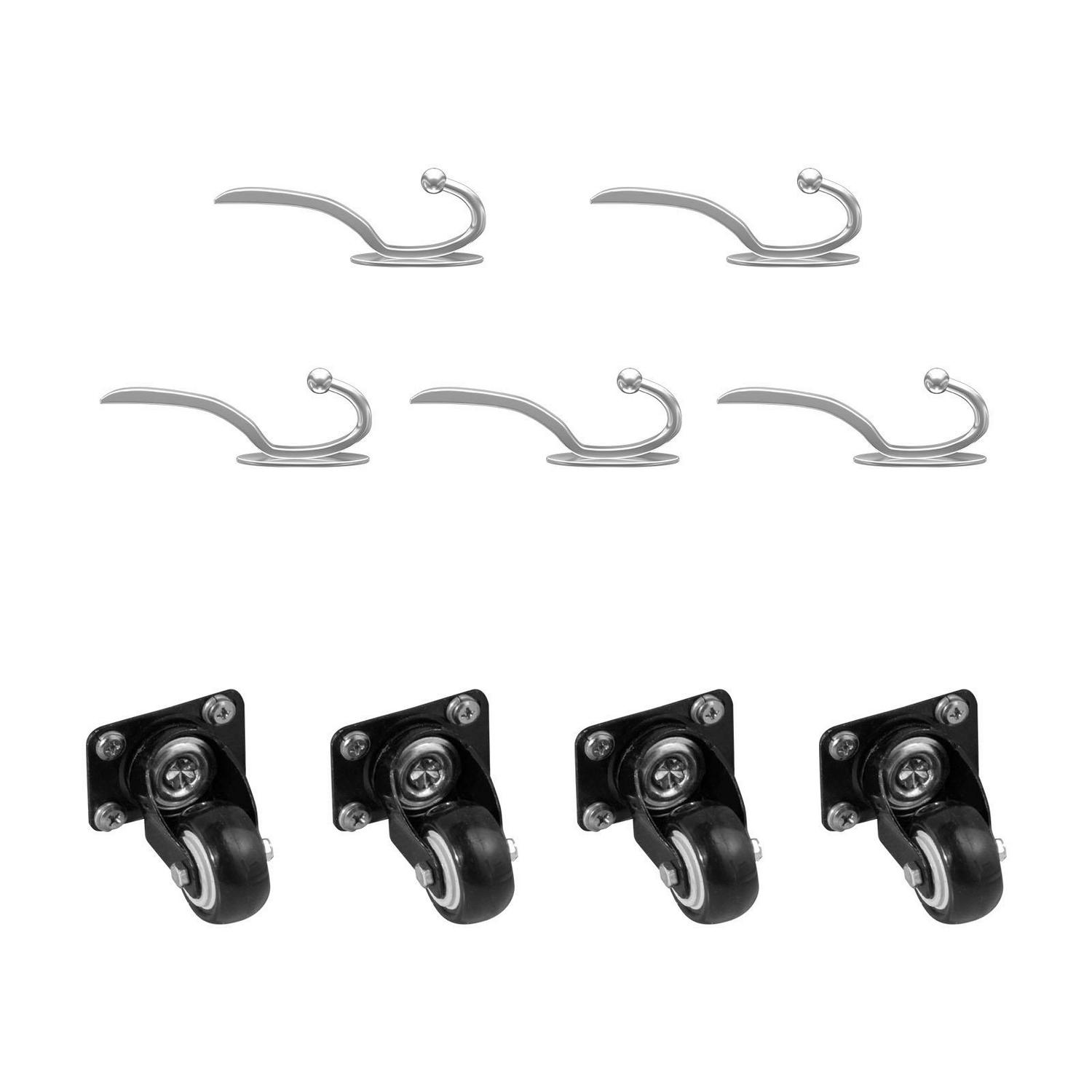 VEVOR 5 Grids Classroom Storage Cabinet Preschool Coat Cubby Lockers 48.4 inch Plywood Birch Coat Locker for Home Toddlers And Kids - Image 9