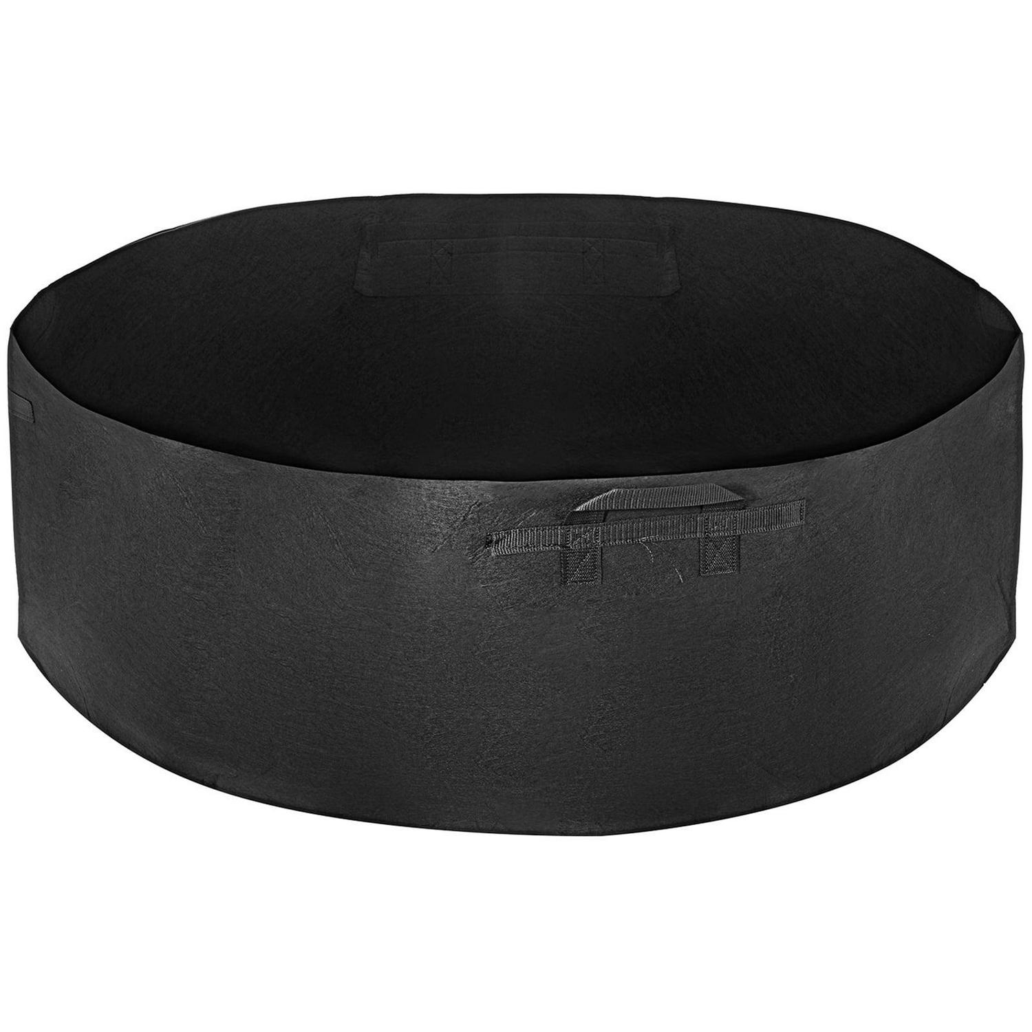 VEVOR 5-Pack 400 Gallon Plant Grow Bag Aeration Fabric Pots with Handles Black Grow Bag Plant Container for Garden Planting Washable and Reusable - Image 2