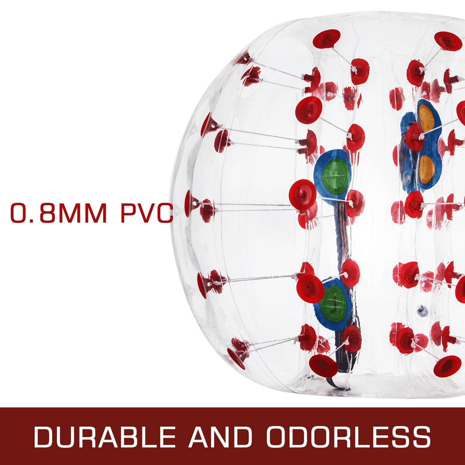 VEVOR Bumper Bubble Soccer Ball,5 ft/1.5 m Dia Inflatable Bumper Ball, Inflatable Body Zorb Ball for Kids Adults, Blow It Up in 5 Min, for Backyard, Park, Beach, Playing Center - Image 3