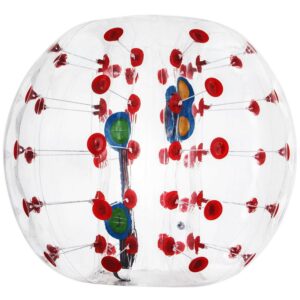 VEVOR Bumper Bubble Soccer Ball,5 ft/1.5 m Dia Inflatable Bumper Ball, Inflatable Body Zorb Ball for Kids Adults, Blow It Up in 5 Min, for Backyard, Park, Beach, Playing Center