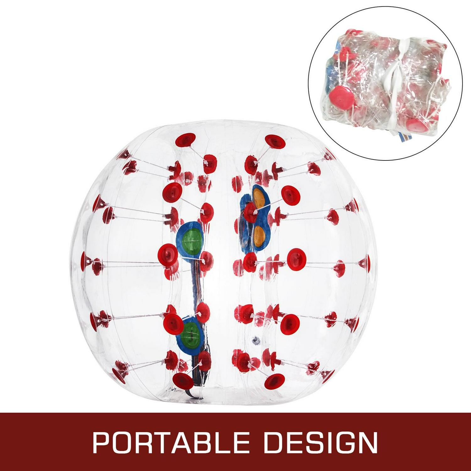 VEVOR Bumper Bubble Soccer Ball,5 ft/1.5 m Dia Inflatable Bumper Ball, Inflatable Body Zorb Ball for Kids Adults, Blow It Up in 5 Min, for Backyard, Park, Beach, Playing Center - Image 6