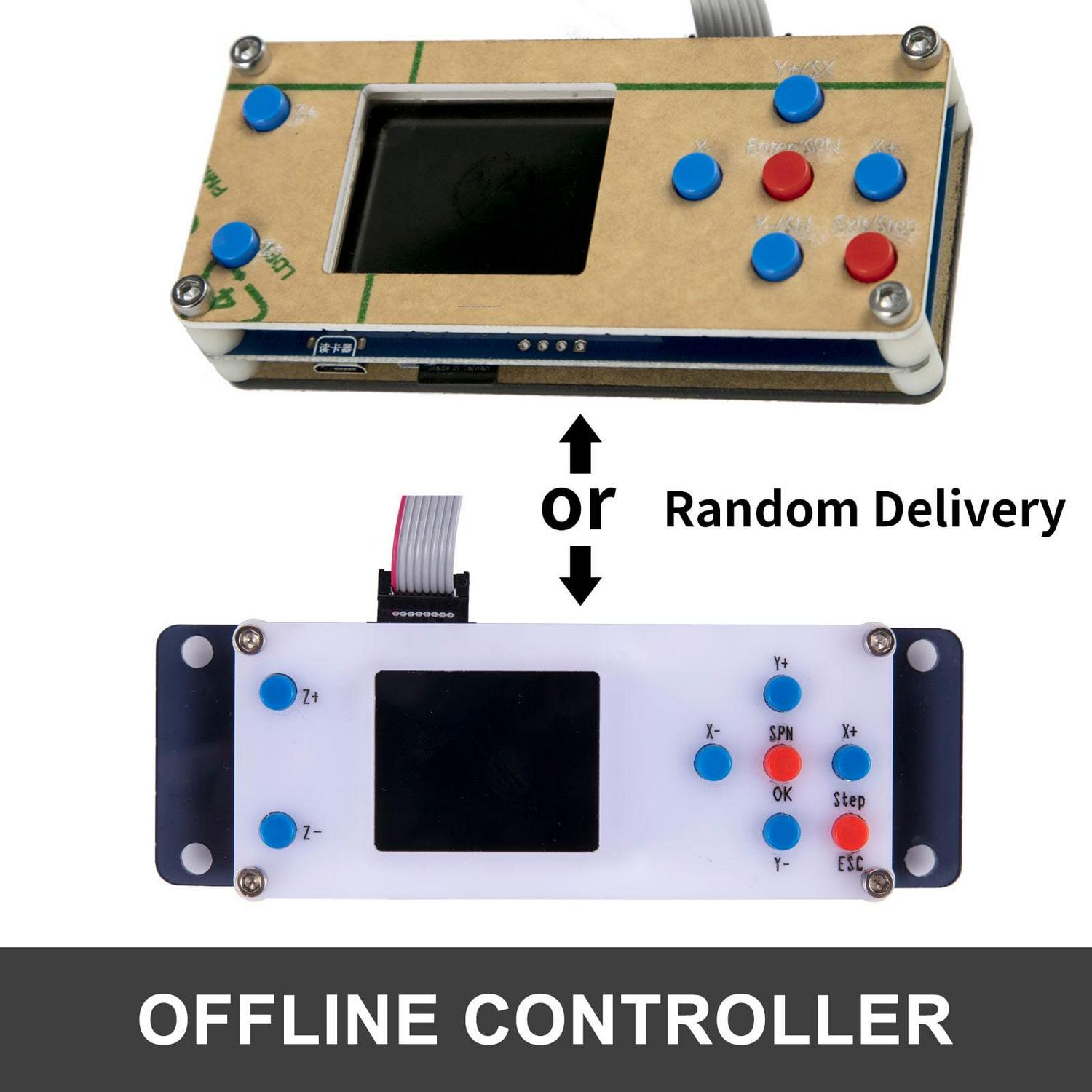 VEVOR CNC 3018-PRO 3 Axis CNC Router Kit GRBL Control with Offline Controller Plastic Acrylic PCB PVC Wood Carving Milling Engraving Machine XYZ Working Area 300x180x45mm - Image 6