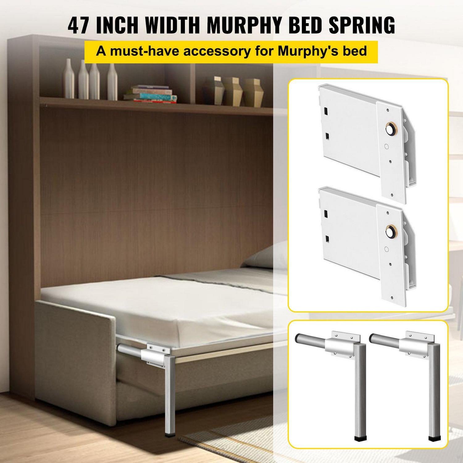 VEVOR DIY Murphy Bed Hardware Kit Horizontal Mounting Wall Bed Springs Mechanism Heavy Duty Bed Support Hardware DIY Kit for Twin Size Bed - Image 2