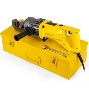 VEVOR Electric Hydraulic Rebar Cutter, 900W Portable Electric Rebar Cut, 5/8" 16 mm #5 Max. Rebar Cutter 0.15"/4 mm #3 Min. Rebar Cutter Within 2.5-3.0 Seconds Metal Rod Cutting Electric 110V 60Hz