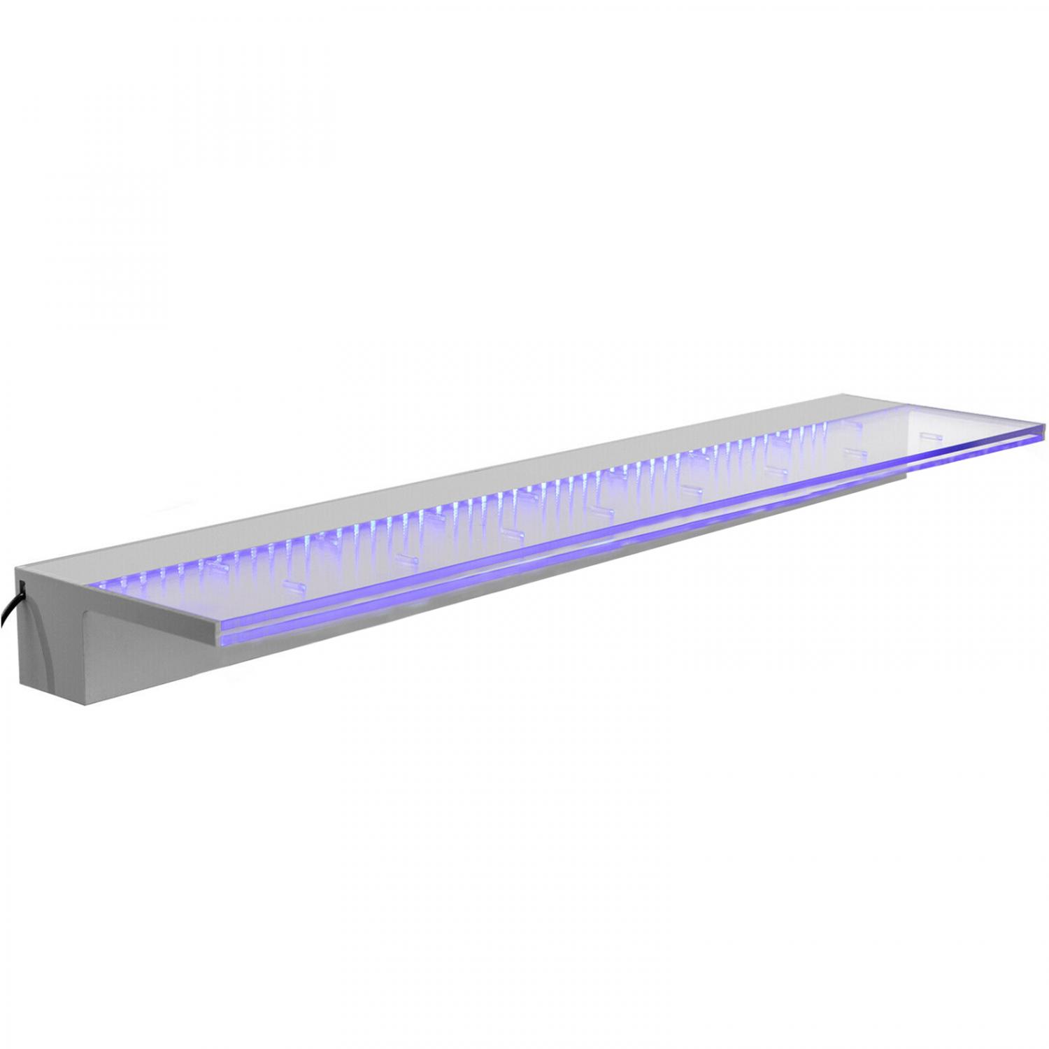 VEVOR Pond Decor Fountain Spillway with LED Lights, Includes Remote, 23.6x3.2x8.1 inch, 6.7 lb - Image 9