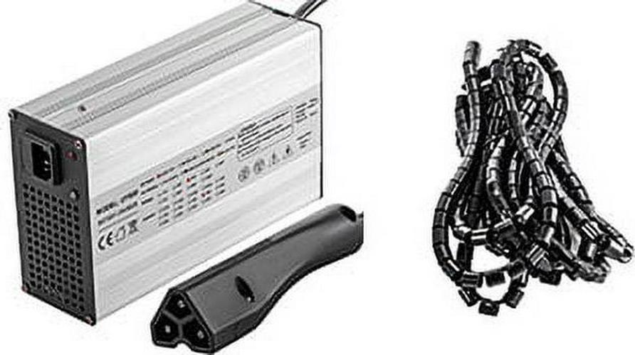VEVOR Golf Cart Battery Charger 48V Club Car Charger 15A Golf Cart Electric Charger with RXV Plug / LED Club Car Battery Charger Aluminum Shell Power Wise Golf Cart Battery Charger for Ez Go Yamaha - Image 9