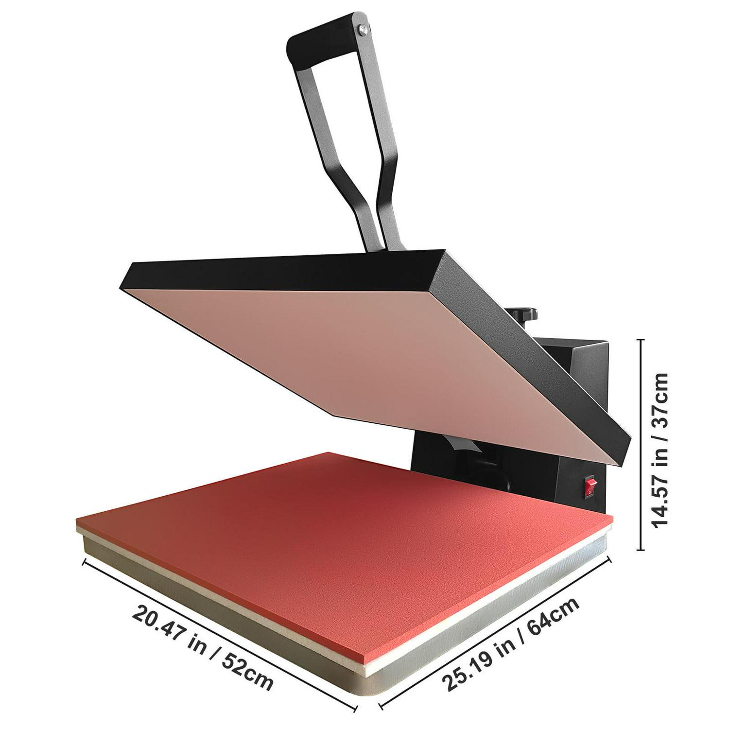 VEVOR Heat Press Machine, 16 x 20 in / 40 x 51 cm, Clamshell Sublimation Transfer Printer Teflon Coated, Digital Precise Heat Control, Silica-gel Sponge Powerpress for T-shirt Bag Pad Pillow - Image 8