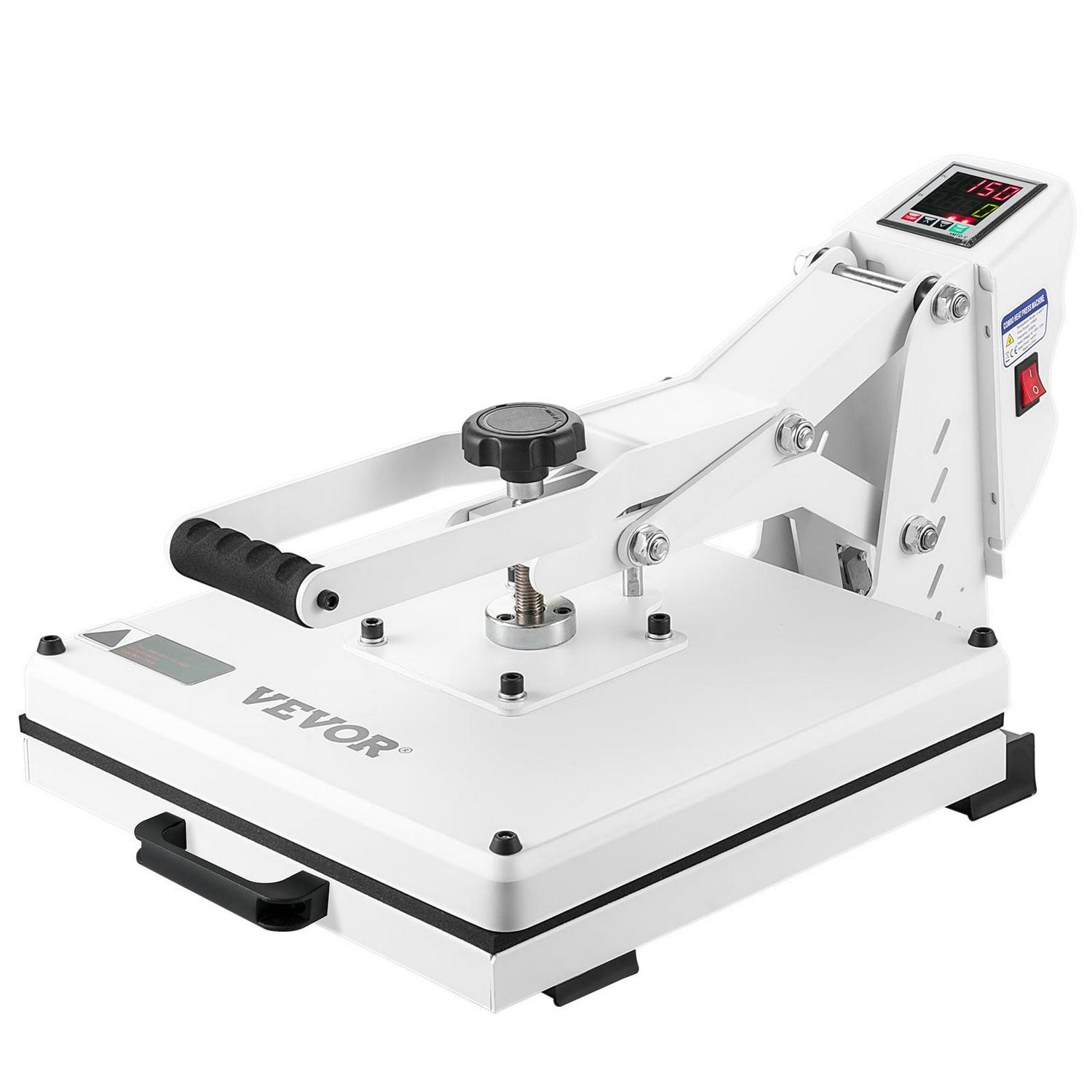 BENTISM Heat Press Machine, 15"x15" Swing Away T Shirt Pressing Machine Multifunction, High Pressure Heat Press Machine, Power Digital Industrial Sublimation Printer for Heat Transfer Viny