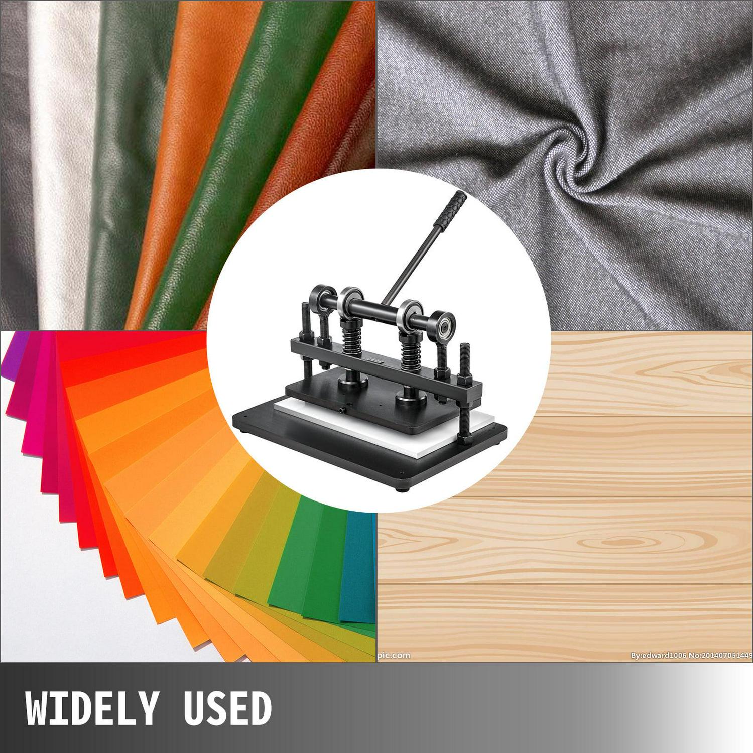 VEVOR Leather Cutting Machine 360x220mm Manual Die Cutter Max. 15 mm Leather Embossing Machine Hand Press Mold Leather Die Cut Leather Craft Cutting Machine for Various of Materials - Image 8