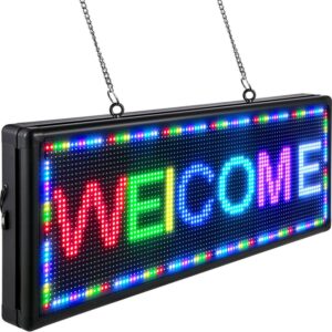 VEVOR 40” x 15” LED Scrolling Sign Indoor Programmable Commercial Neon Sign