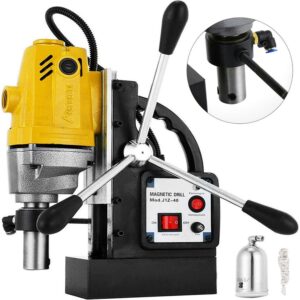 VEVOR Magnetic Drill Press 1100W, 1-1/2 inch (40mm) Boring Diameter, MD40 Magnetic Drill Press Machine, 2700 lbs Magnetic Force Magnetic Drilling System 670 rpm Portable Electric Magnetic Drill