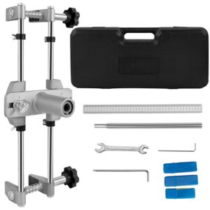 VEVOR Mortice Door Fitting Kit 8Pcs, DBB Lock Mortiser Kit with 3pcs Tungsten Steel Cutters & Accessories, Mortising Jig Tool Hole Saw Door Opener, for Wooden Doors