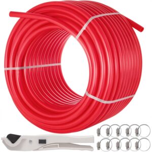 VEVOR Non-Barrier PEX Tubing 1 Inch X 300 Feet Tube Coil - EVOH PEX-B Pipe for Residential Commercial Radiant Floor Heating PEX Pipe