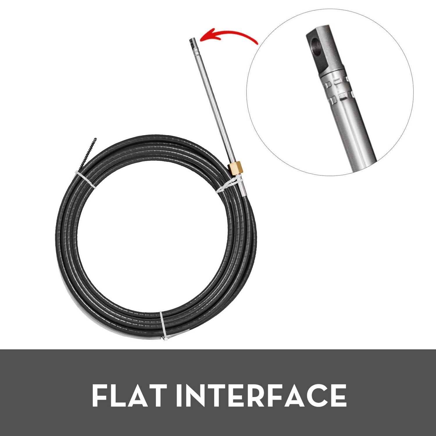 VEVOR Outboard Rotary Steering Kit 15 Feet for Boats Steering System - Image 4