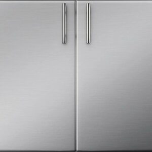 VEVOR Outdoor Kitchen Doors BBQ Kitchen Doors 30x23inch with Shelves Stainless Steel