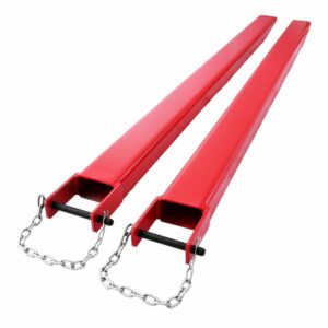 VEVOR Pallet Fork Extensions, 82 ×4.3" Forklift Extensions, Heavy Duty Steel Pallet Forklift Extensions, 1 Pair for Forklift Lift Truck Forklift Loaders